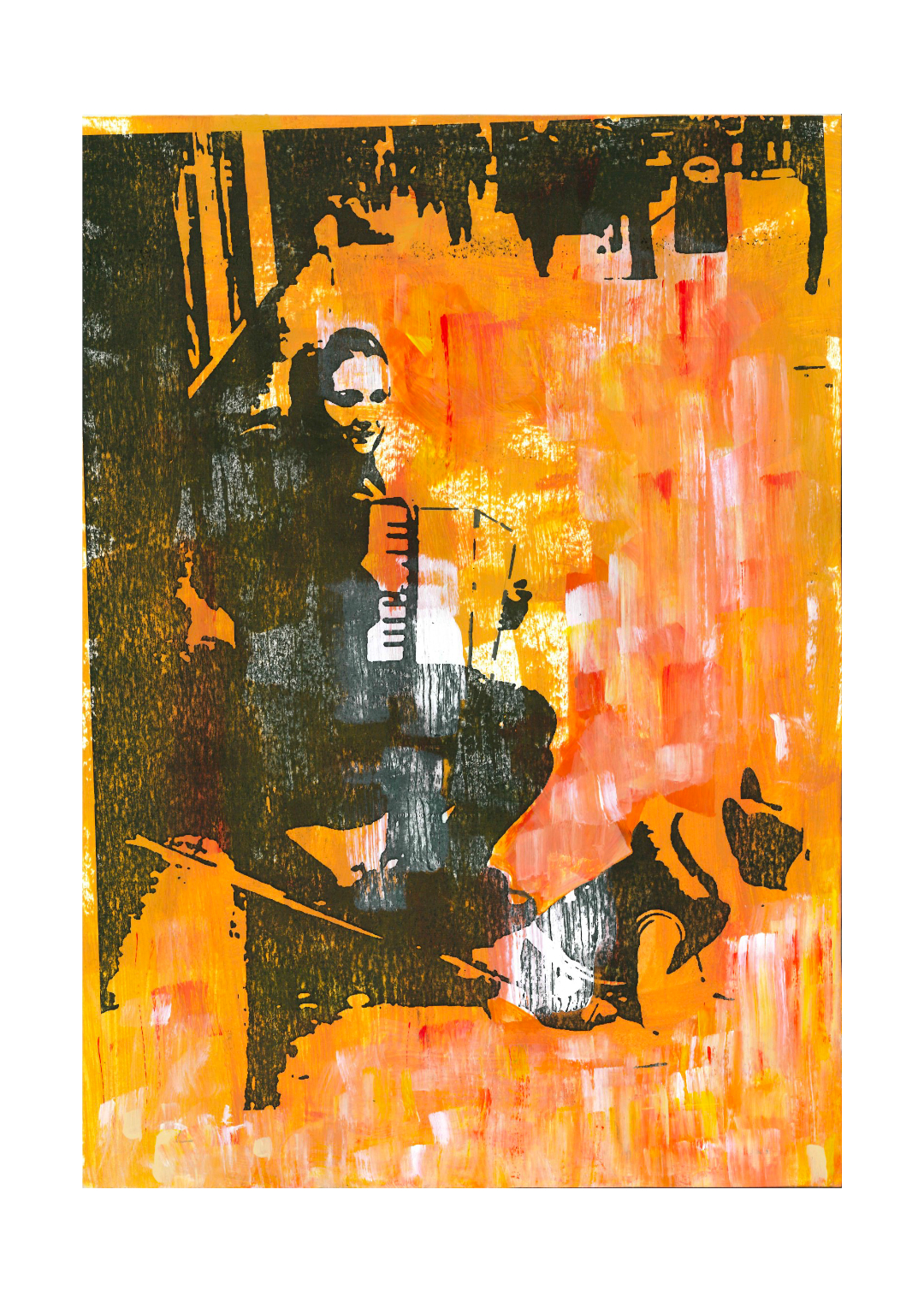 Busker, Trafalgar Square